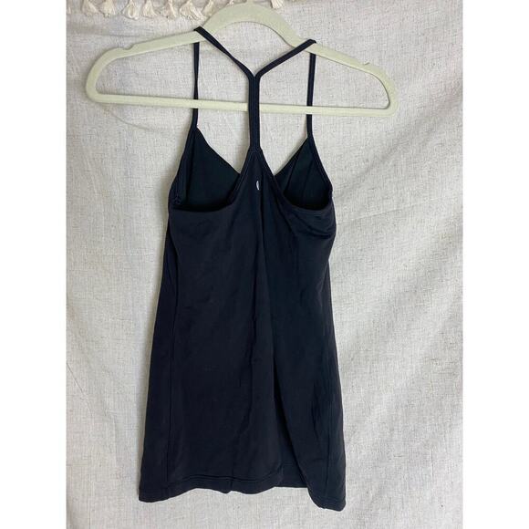 Lululemon Power Pose Black Tank Light Support for A/B Cup Size 6 - Picture 4 of 11